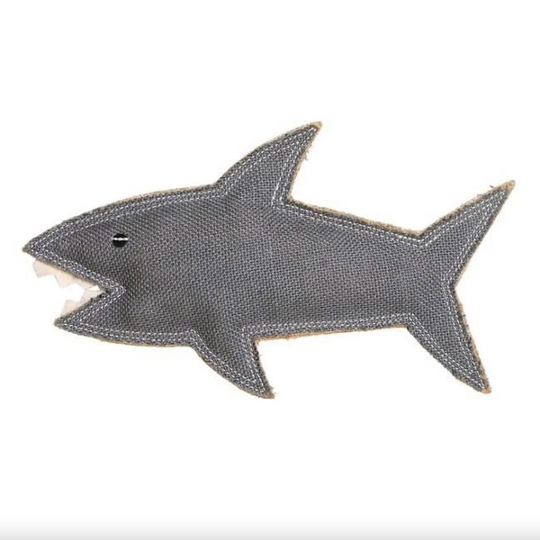 Outback Tails - Shazza Shark - Jute Toy, Premium Dog Toy (OTTOYSHARK)
