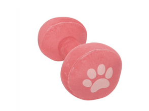 Pearhead Dumbbell Dog Toy and Tote Bag Set, Pet Owner Gift Set
