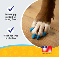 Soft Claws Nail Caps For Dogs - Silver Sparkle - Medium