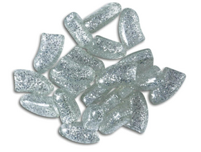Soft Claws Nail Caps For Dogs - Silver Sparkle - Medium
