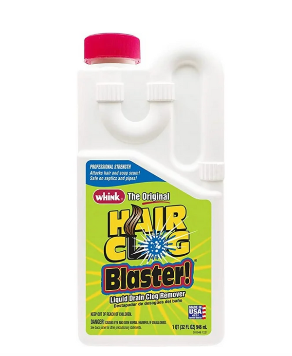 Whink 6217 Hair Clog Blaster! 32 Ounce Tw Pck

