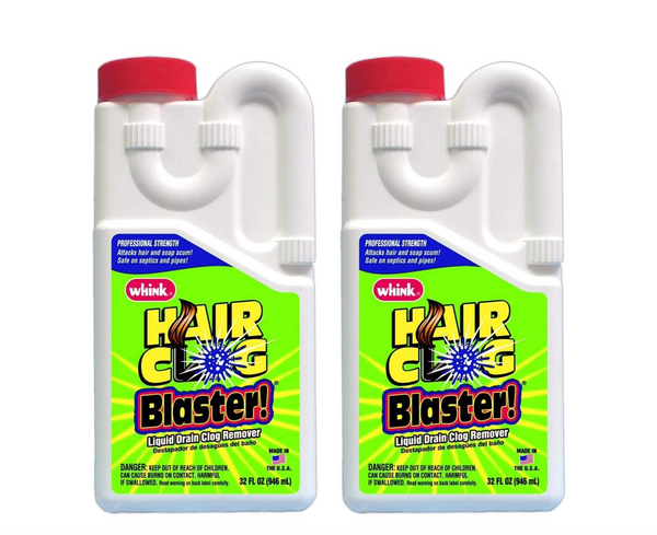 Whink 6217 Hair Clog Blaster! 32 Ounce Tw Pck
