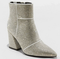 Women's Cailin Ankle Boots - A New Day Silver